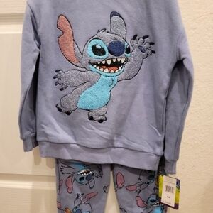 Disney Stitch 2-piece Pants Set Size 5/6 NWT